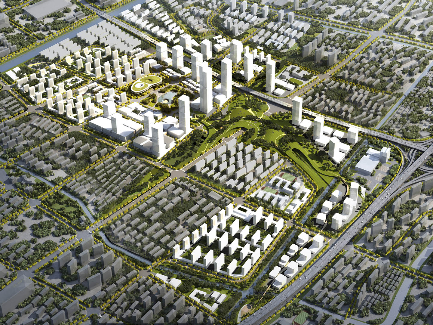 Shanghai New Yangsi District Urban Design