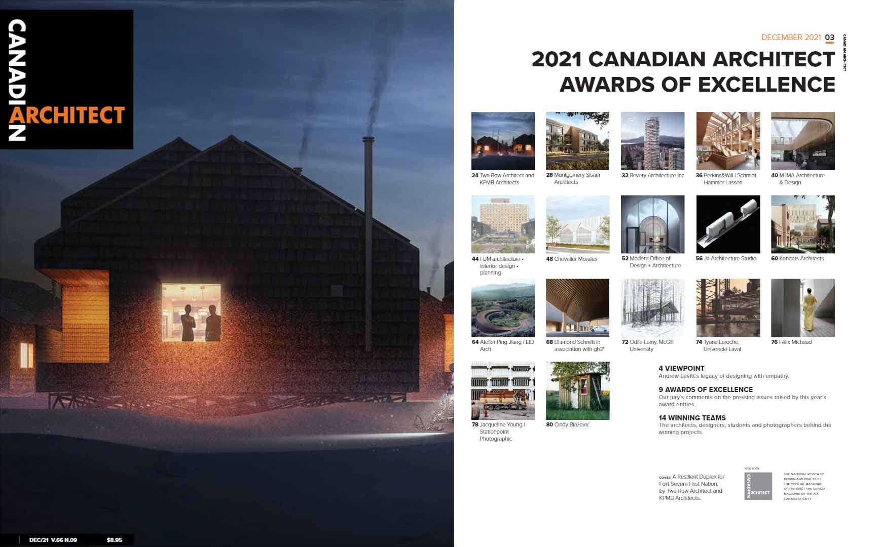 The Panda Pavilions Selected for the 2021 Canadian Architecture Awards